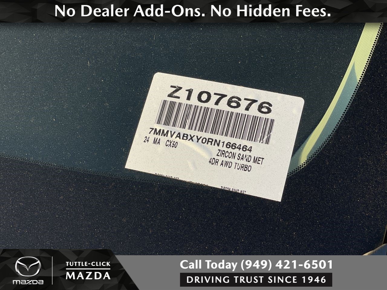 Used 2024 MAZDA CX-50 AWD 2.5 Turbo w/ Cargo Package image 42