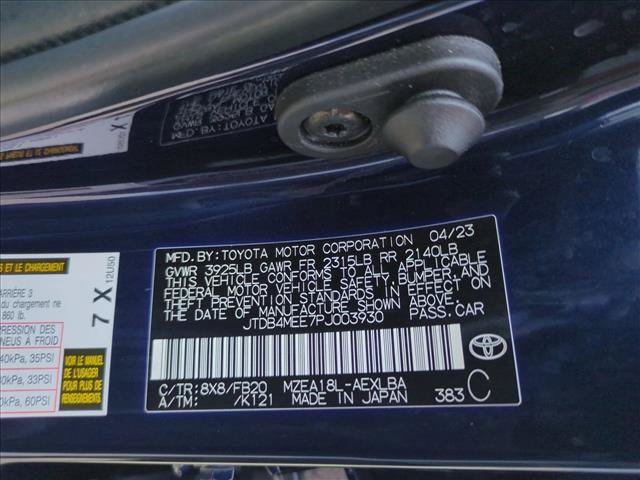 Certified 2023 Toyota Corolla LE FWD image 23
