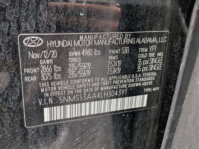 Used 2020 Hyundai Santa Fe Limited FWD image 20