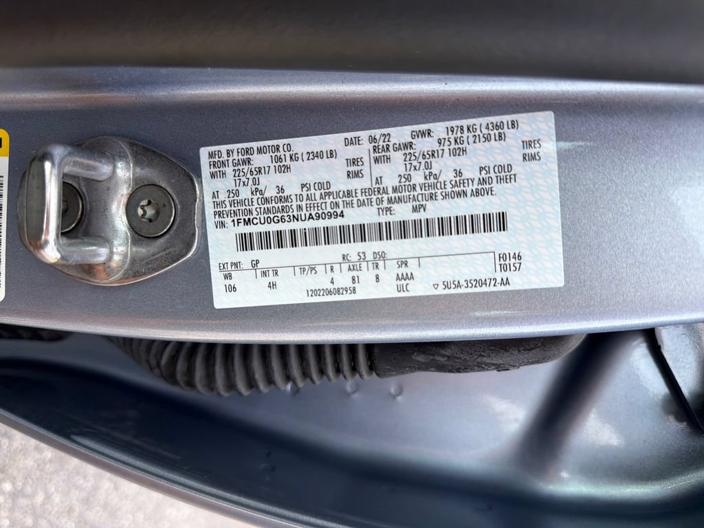 Used 2022 Ford Escape SE w/ Convenience Package FWD image 31