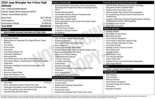 Used 2024 Jeep Wrangler High Altitude image 29