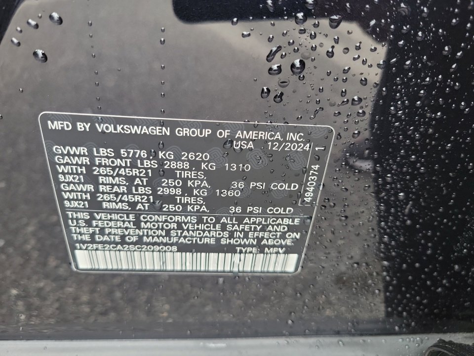 New 2025 Volkswagen Atlas Cross Sport SEL Premium R-Line image 34