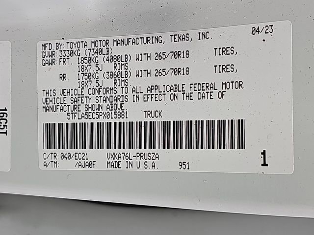 Used 2023 Toyota Tundra SR5 w/ SR5 Premium Package image 35