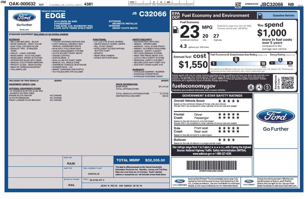 Used 2018 Ford Edge SE image 7