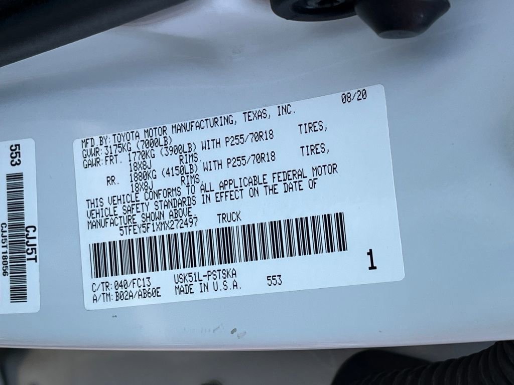 Used 2021 Toyota Tundra SR5 image 33