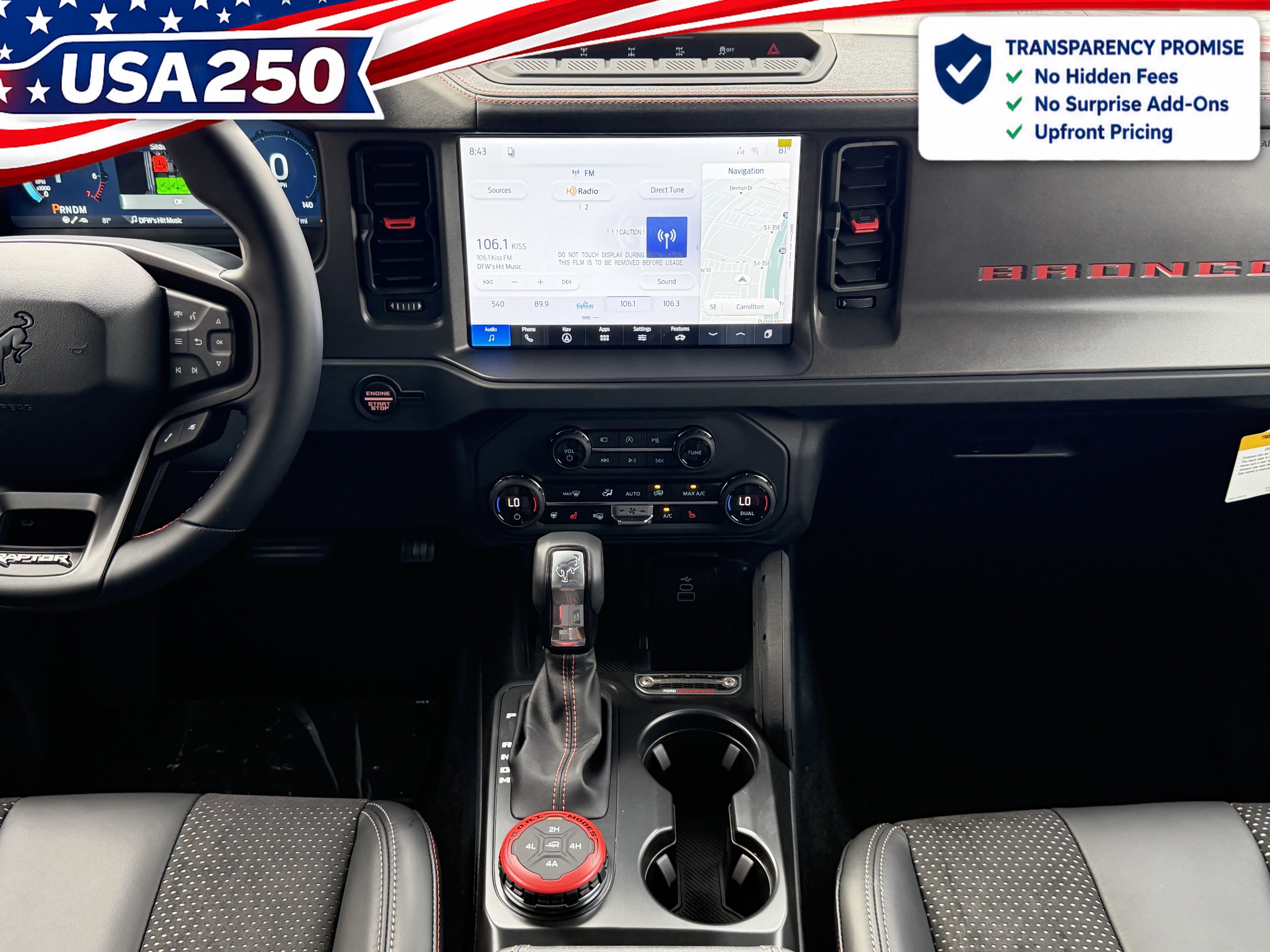 New 2026 Ford Bronco Raptor AWD/4WD image 16