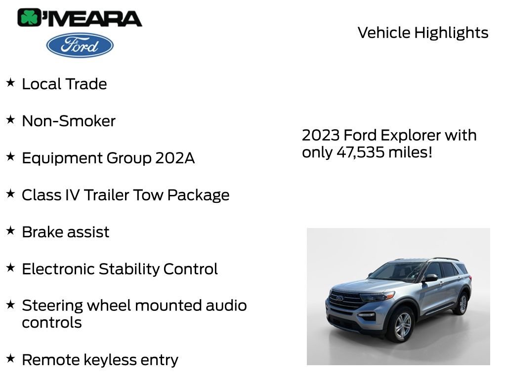 Used 2023 Ford Explorer XLT w/ Equipment Group 202A AWD/4WD image 8