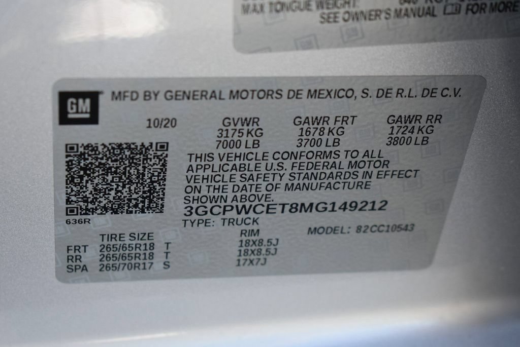 Used 2021 Chevrolet Silverado 1500 LT RWD image 32