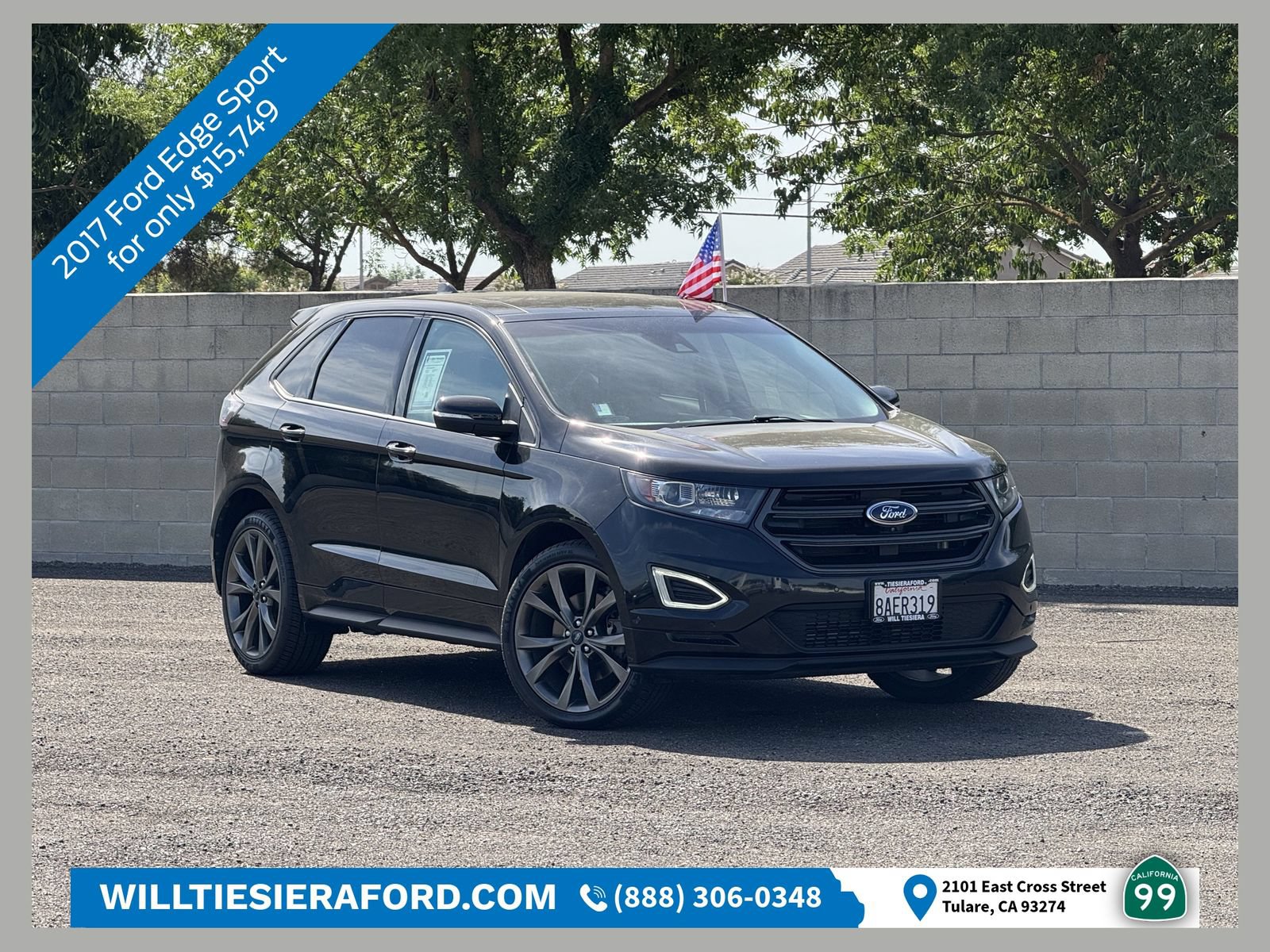 Used 2017 Ford Edge Sport w/ Equipment Group 401A AWD/4WD 360° Tour