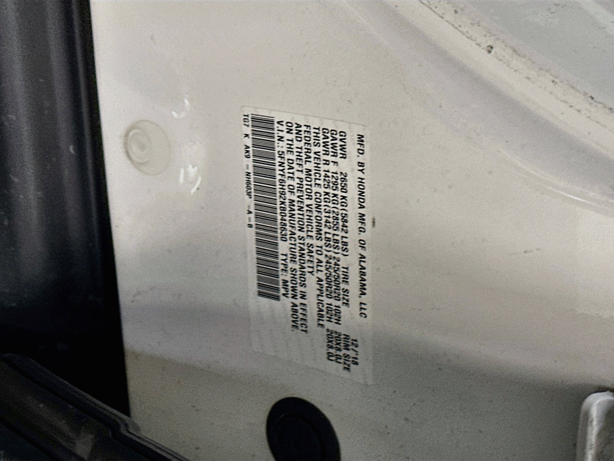 Used 2019 Honda Pilot Touring image 12