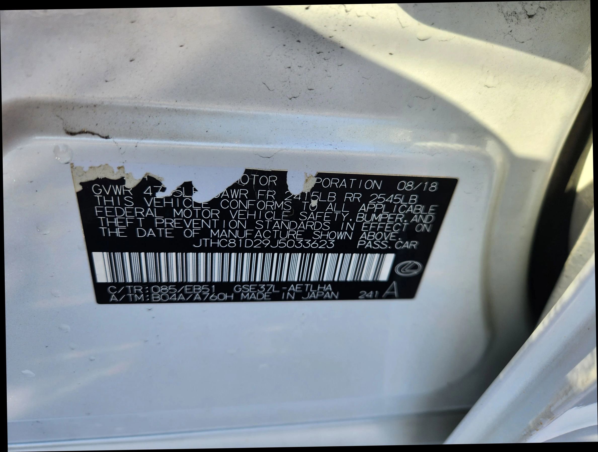 Used 2018 Lexus IS 300 AWD w/ Comfort Package image 34