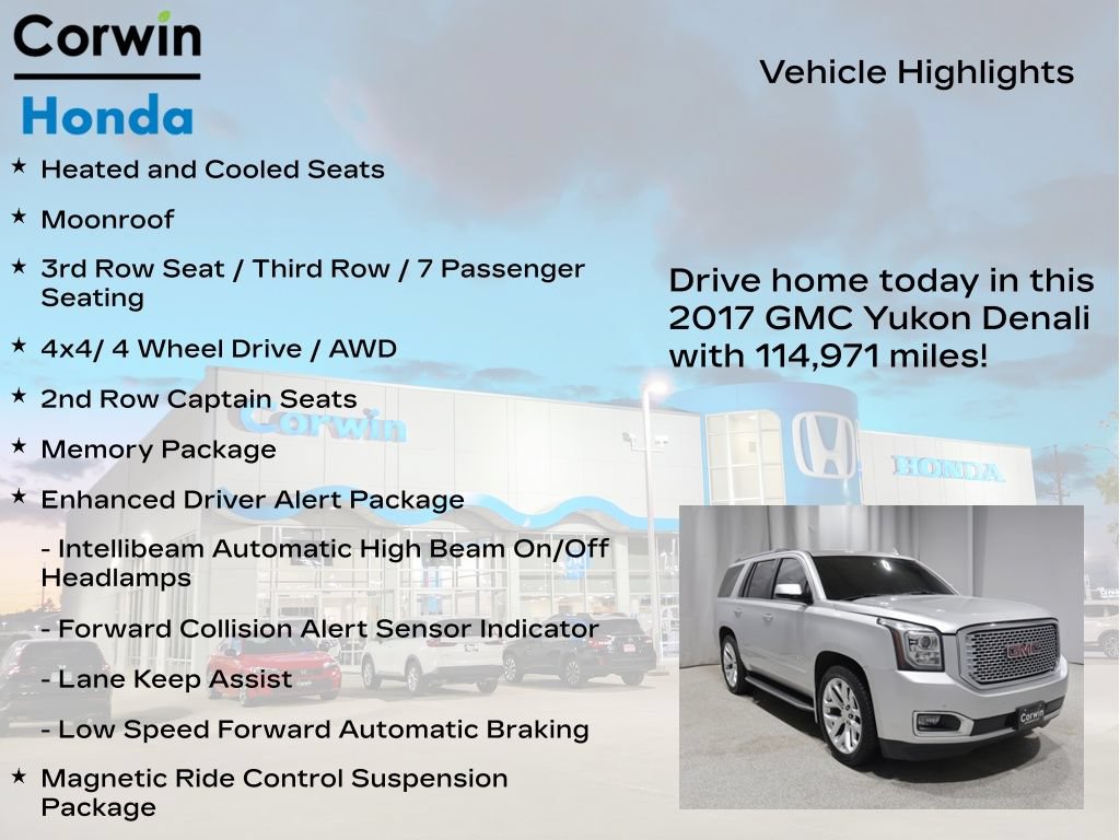 Used 2017 GMC Yukon Denali AWD/4WD image 6