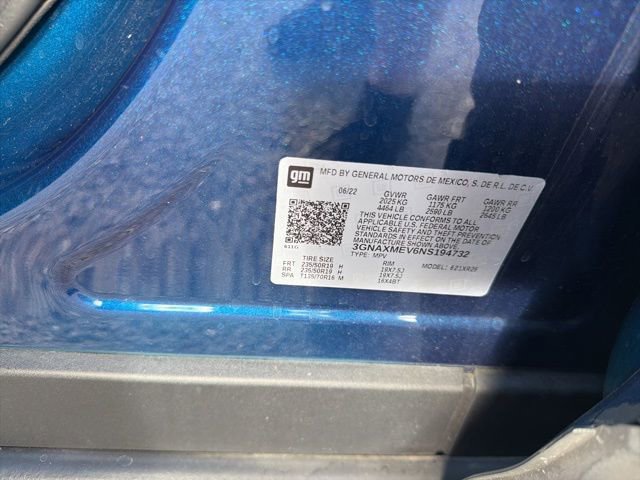 Used 2022 Chevrolet Equinox RS w/ RS Leather Package image 9