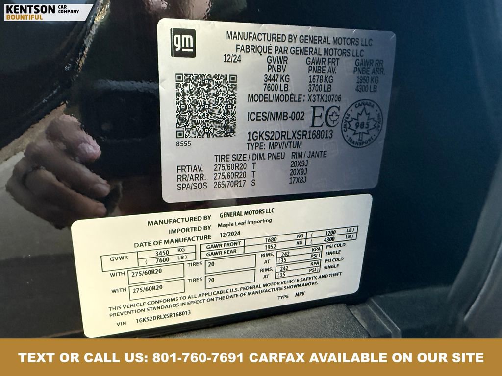 Used 2025 GMC Yukon Denali w/ Sun & Power Step Package image 43