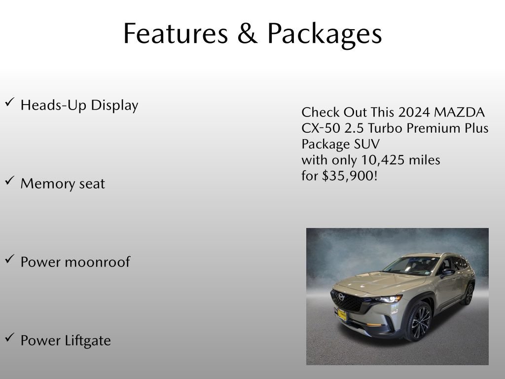 Used 2024 MAZDA CX-50 2.5 Turbo w/ Accent Package AWD/4WD image 4