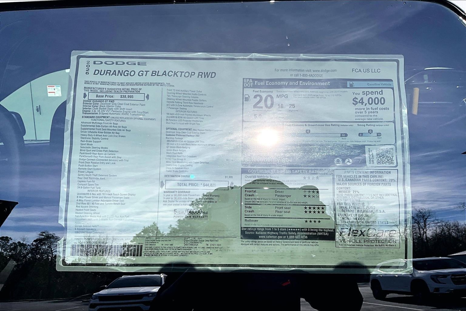 New 2026 Dodge Durango GT w/ Blacktop Package image 26