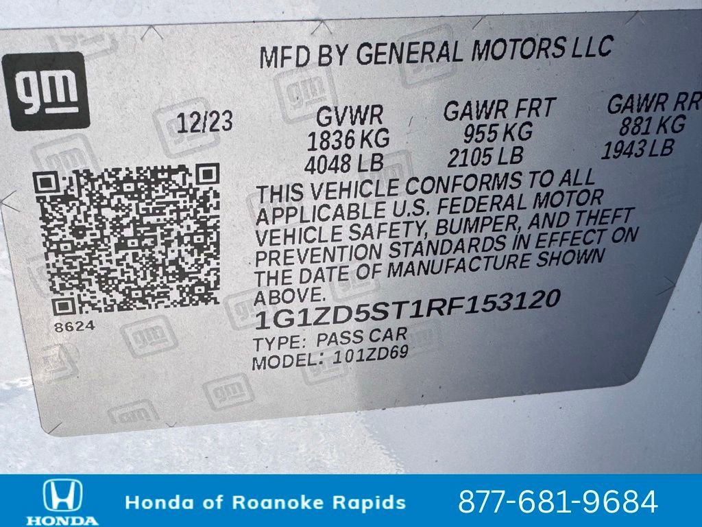 Used 2024 Chevrolet Malibu LT image 40