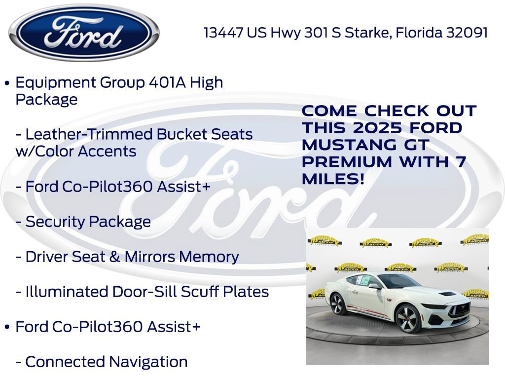 New 2025 Ford Mustang GT Premium w/ 60th Anniversary Package image 15