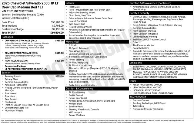 Used 2025 Chevrolet Silverado 2500 LT w/ Convenience Package image 40