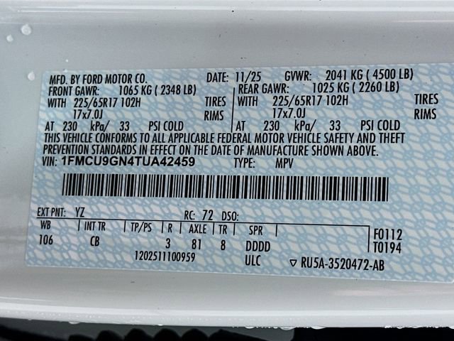 New 2026 Ford Escape Active w/ Cold Weather Package image 31