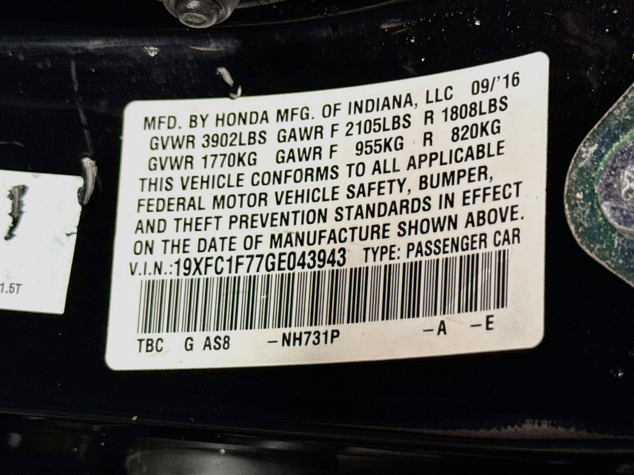 Used 2016 Honda Civic EX-L image 40