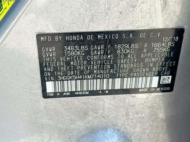Used 2019 Honda Fit LX image 18