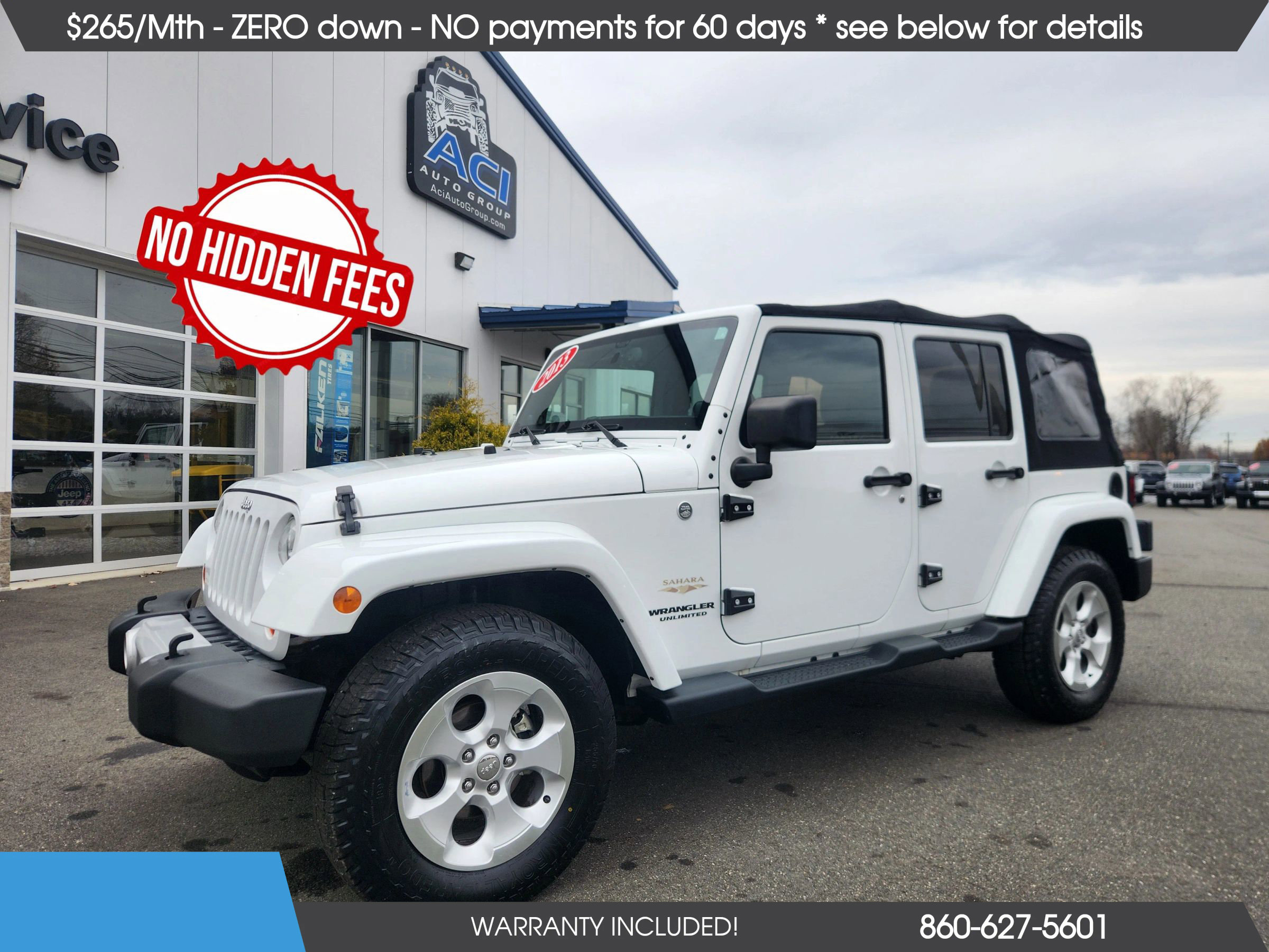 Used 2013 Jeep Wrangler Unlimited Sahara w/ Connectivity Group