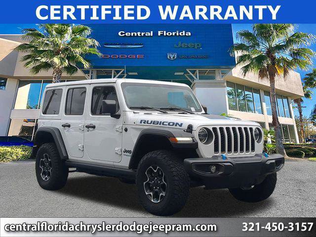Certified 2022 Jeep Wrangler Unlimited Rubicon 4xe w/ Cold Weather Group image 1