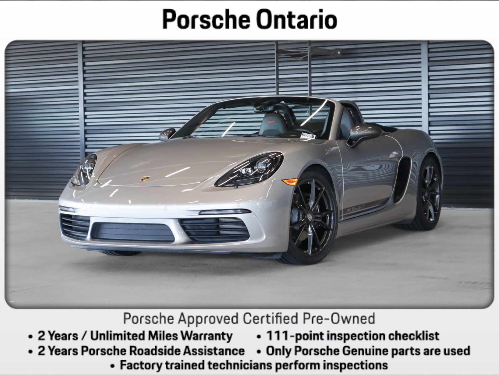 Certified 2023 Porsche 718 Boxster RWD video 1