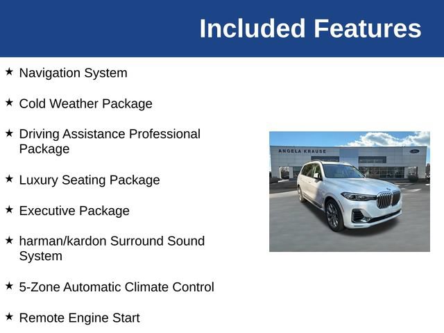 Used 2020 BMW X7 xDrive40i w/ Executive Package AWD/4WD image 5