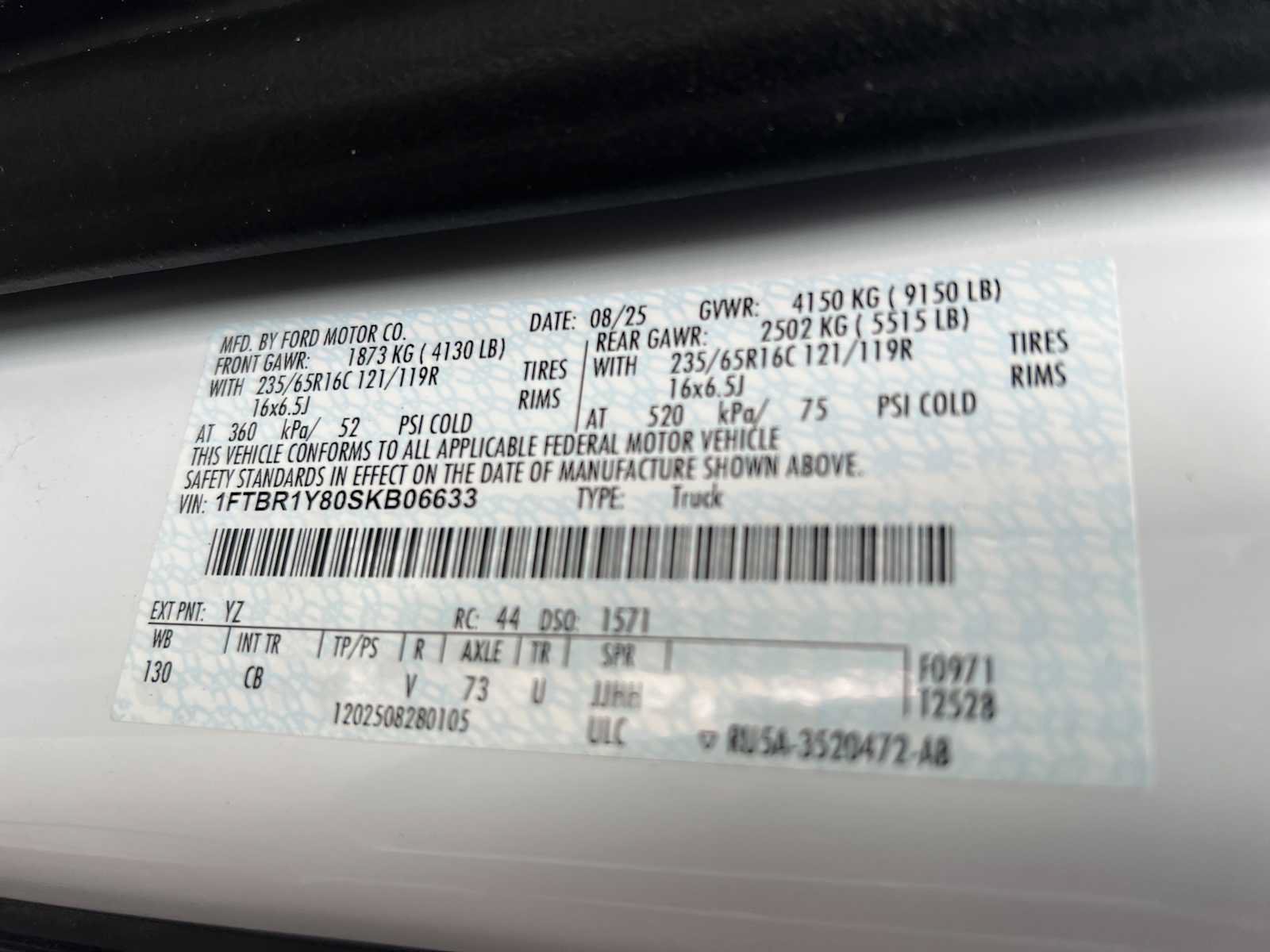Used 2025 Ford Transit 250 Low Roof w/ Exterior Upgrade Package RWD image 29