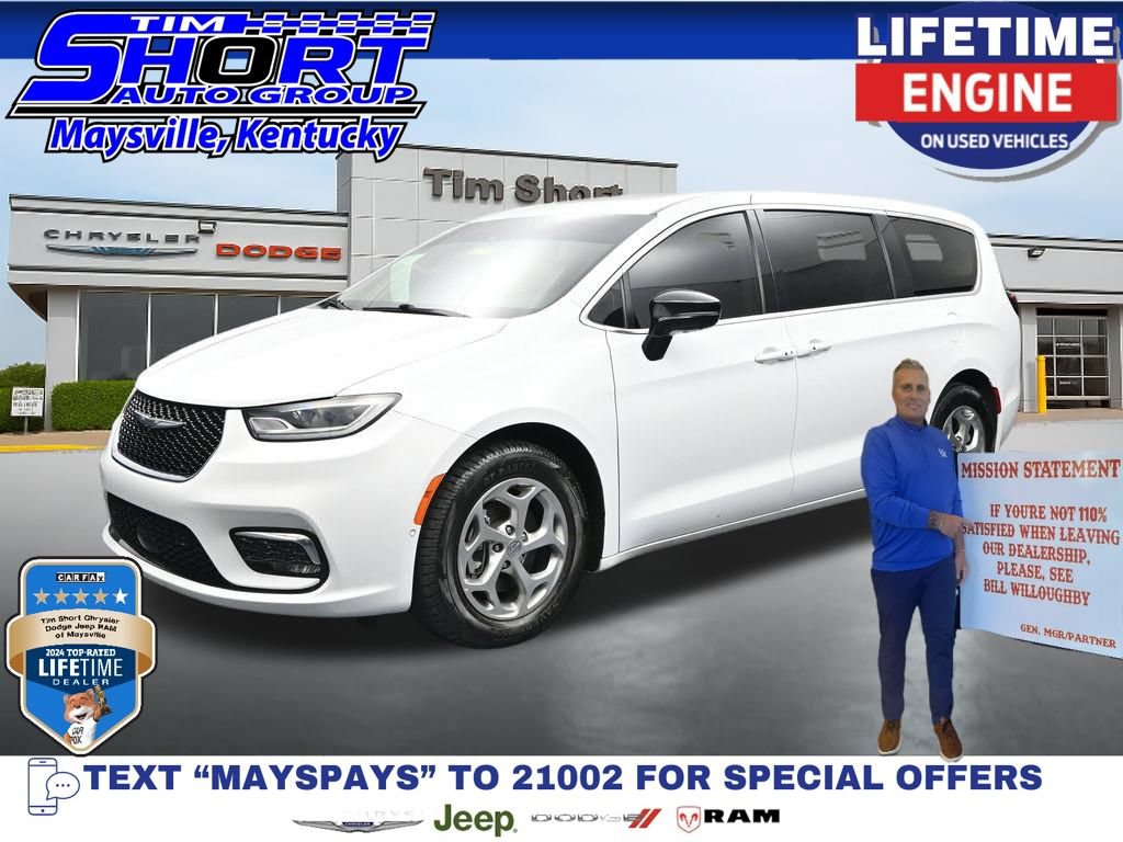 Used 2024 Chrysler Pacifica Limited w/ Uconnect Theater Family Group FWD image 1