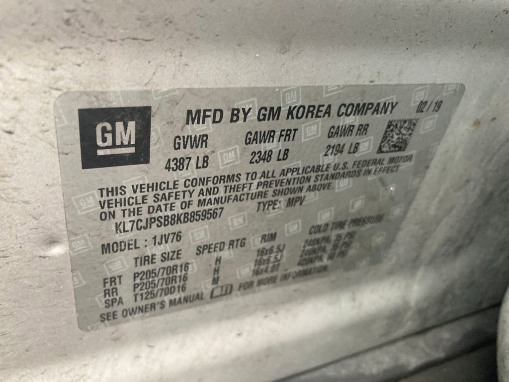 Used 2019 Chevrolet Trax LT w/ LT Convenience Package image 39