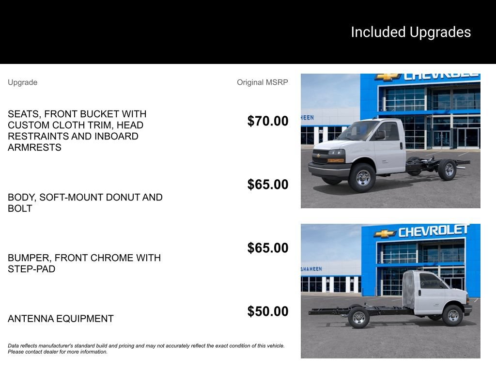 New 2026 Chevrolet Express 3500 w/ Power Convenience Package RWD image 6
