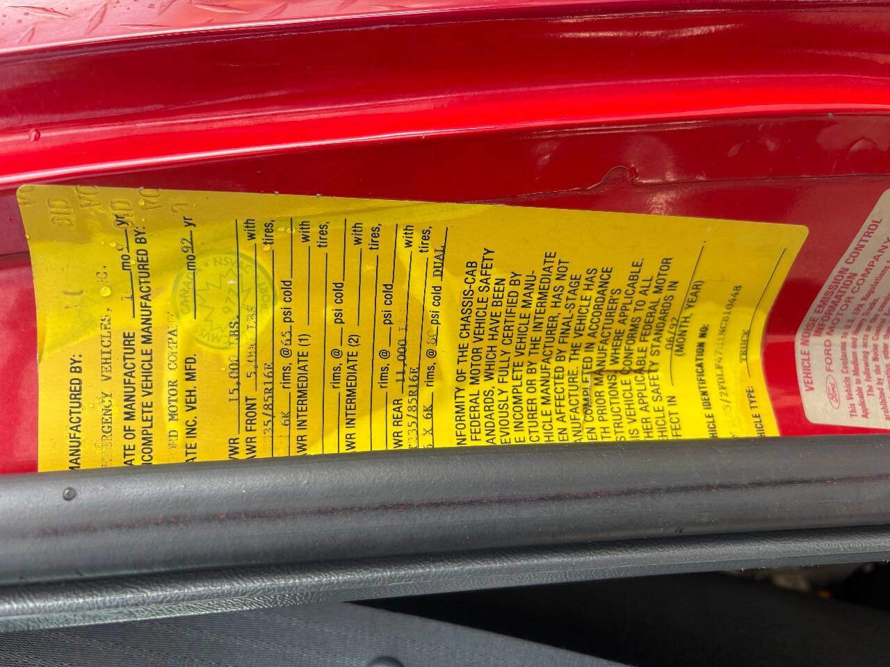 Used 1992 Ford F450 2WD Regular Cab Super Duty image 8