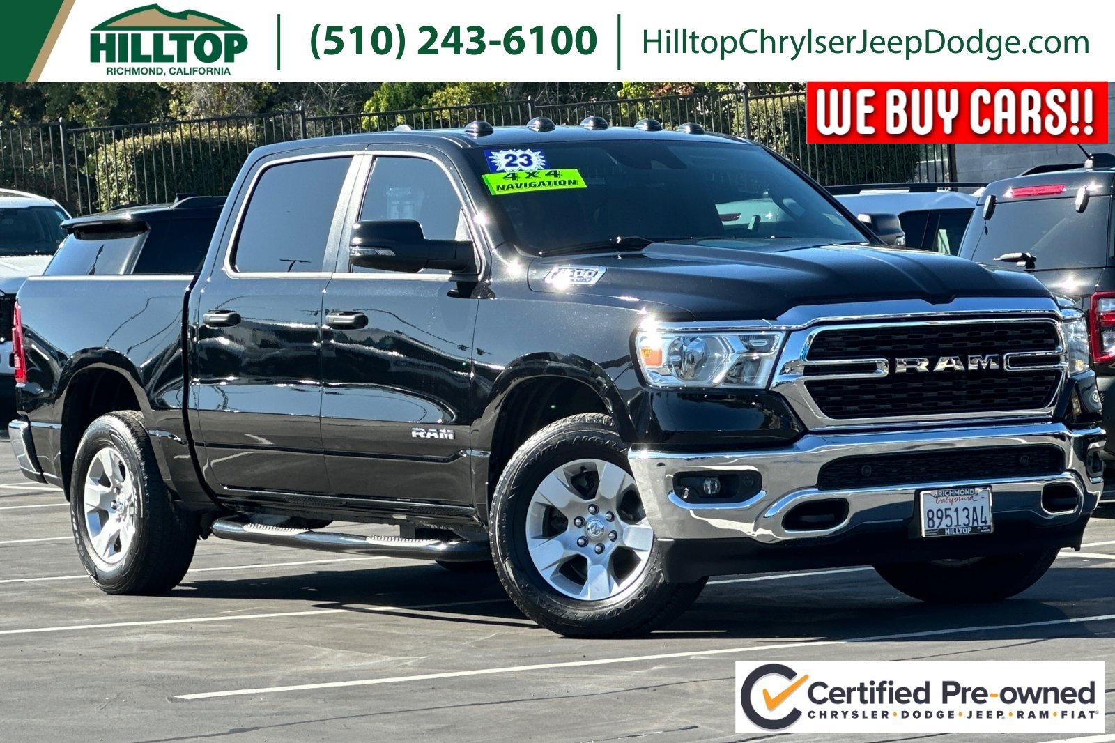 Certified 2023 RAM 1500 Big Horn AWD/4WD image 1
