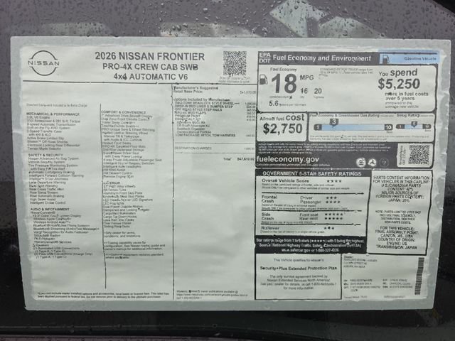 New 2026 Nissan Frontier PRO-4X w/ Tow Package image 33
