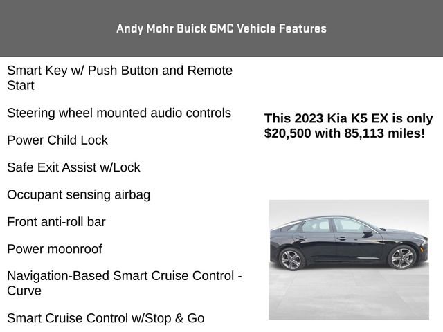 Used 2023 Kia K5 EX w/ EX Premium Package FWD image 15