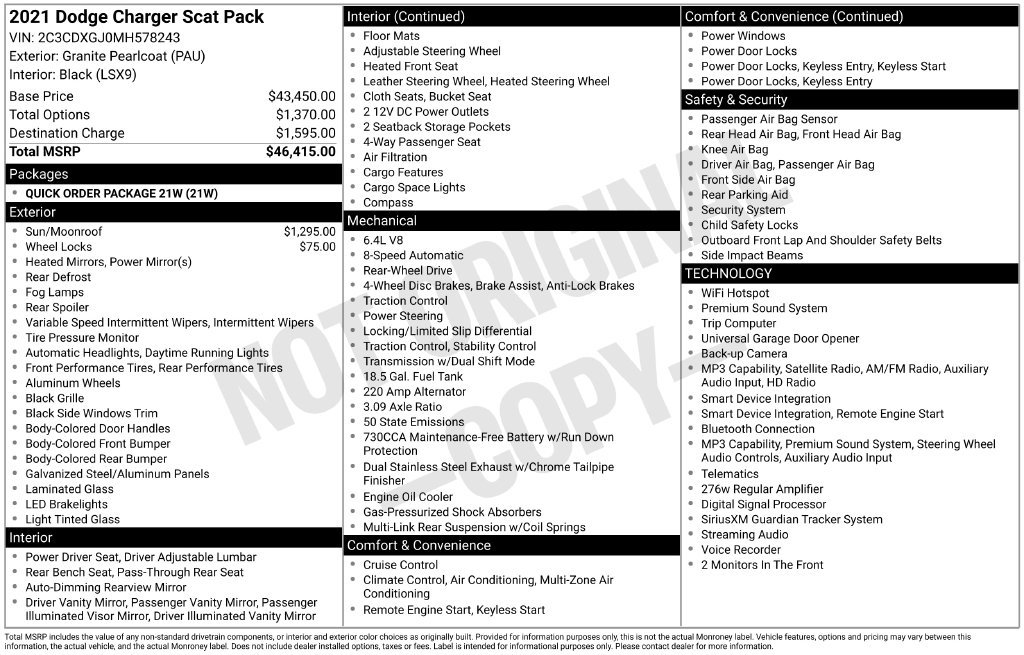 Used 2021 Dodge Charger Scat Pack RWD image 12