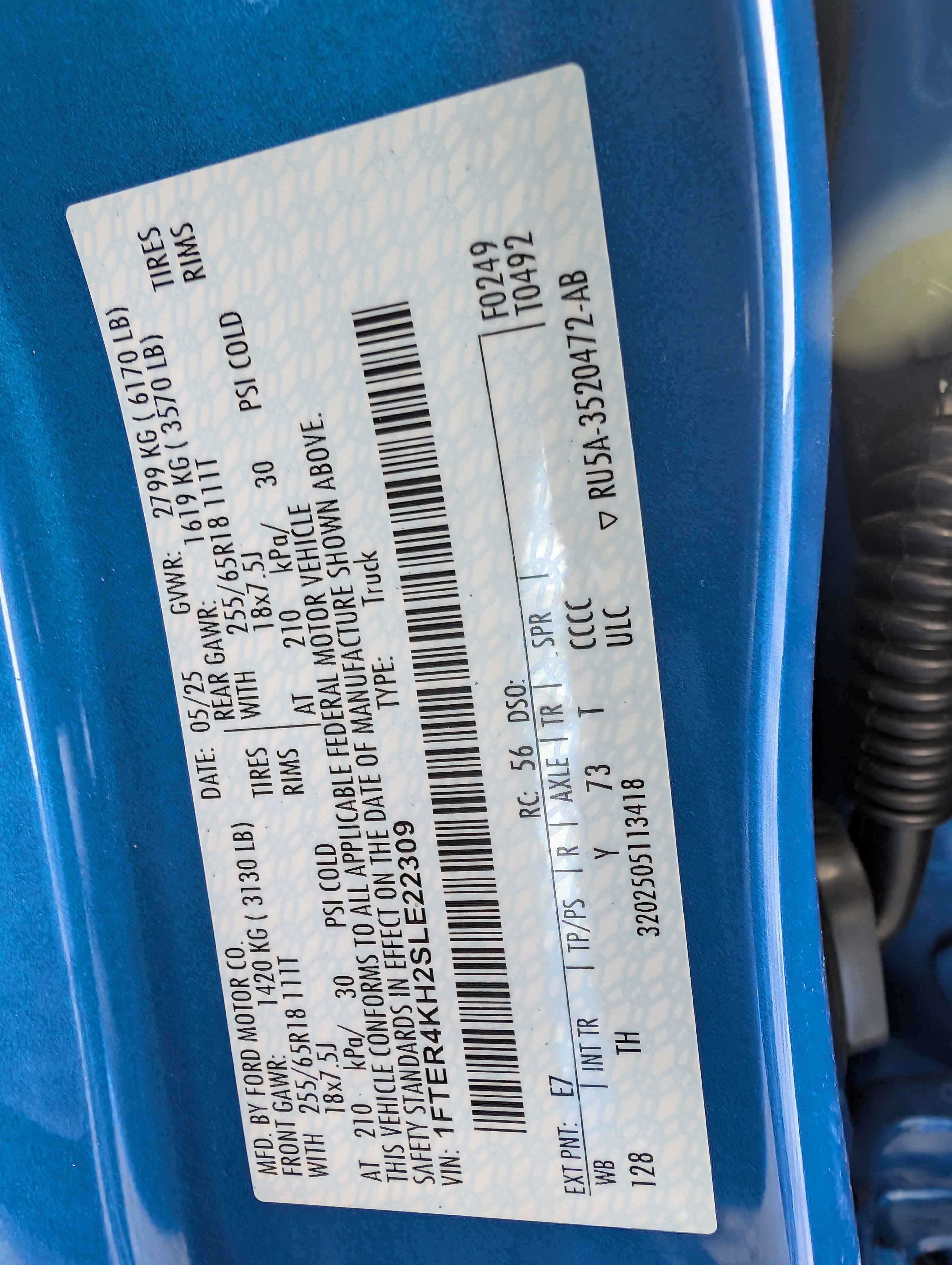 New 2025 Ford Ranger Lariat w/ FX4 Off-Road Package image 19