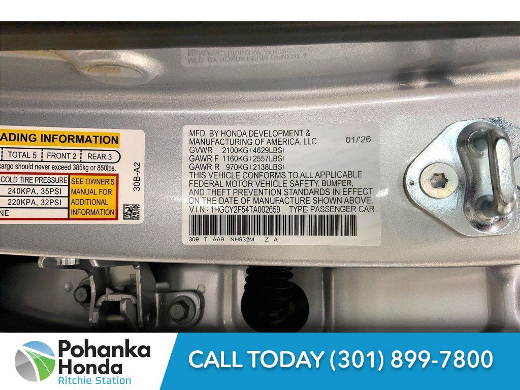 New 2026 Honda Accord Hybrid Sport image 21