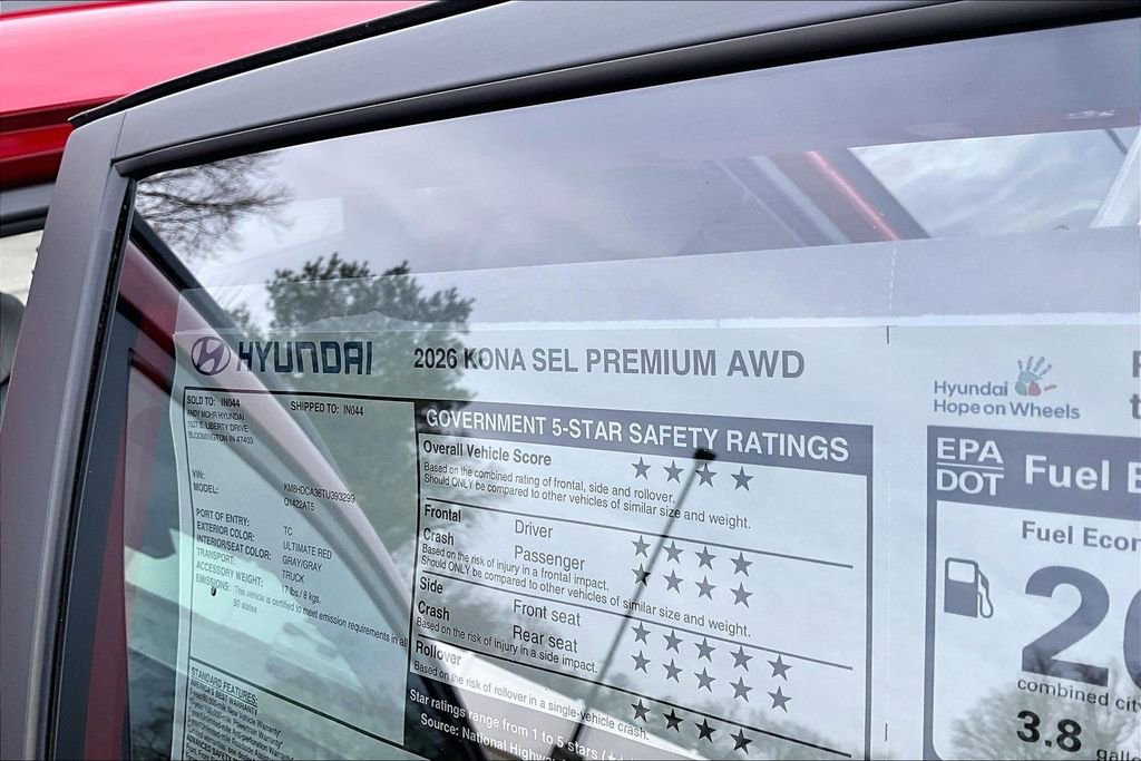 New 2026 Hyundai Kona SEL Premium image 14