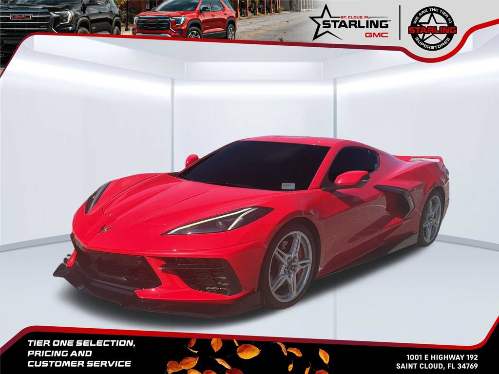 Certified 2023 Chevrolet Corvette Stingray Preferred Cpe w/ Z51 Performance Package RWD 360° Tour