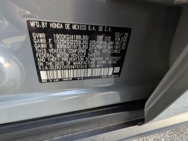 Certified 2025 Honda HR-V Sport image 33