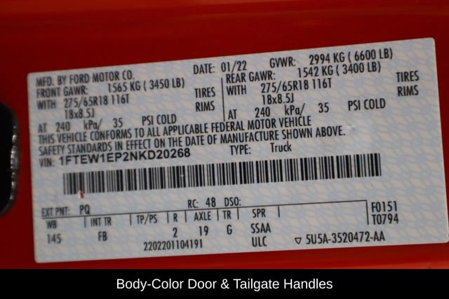 Used 2022 Ford F150 XLT w/ Equipment Group 302A High image 22