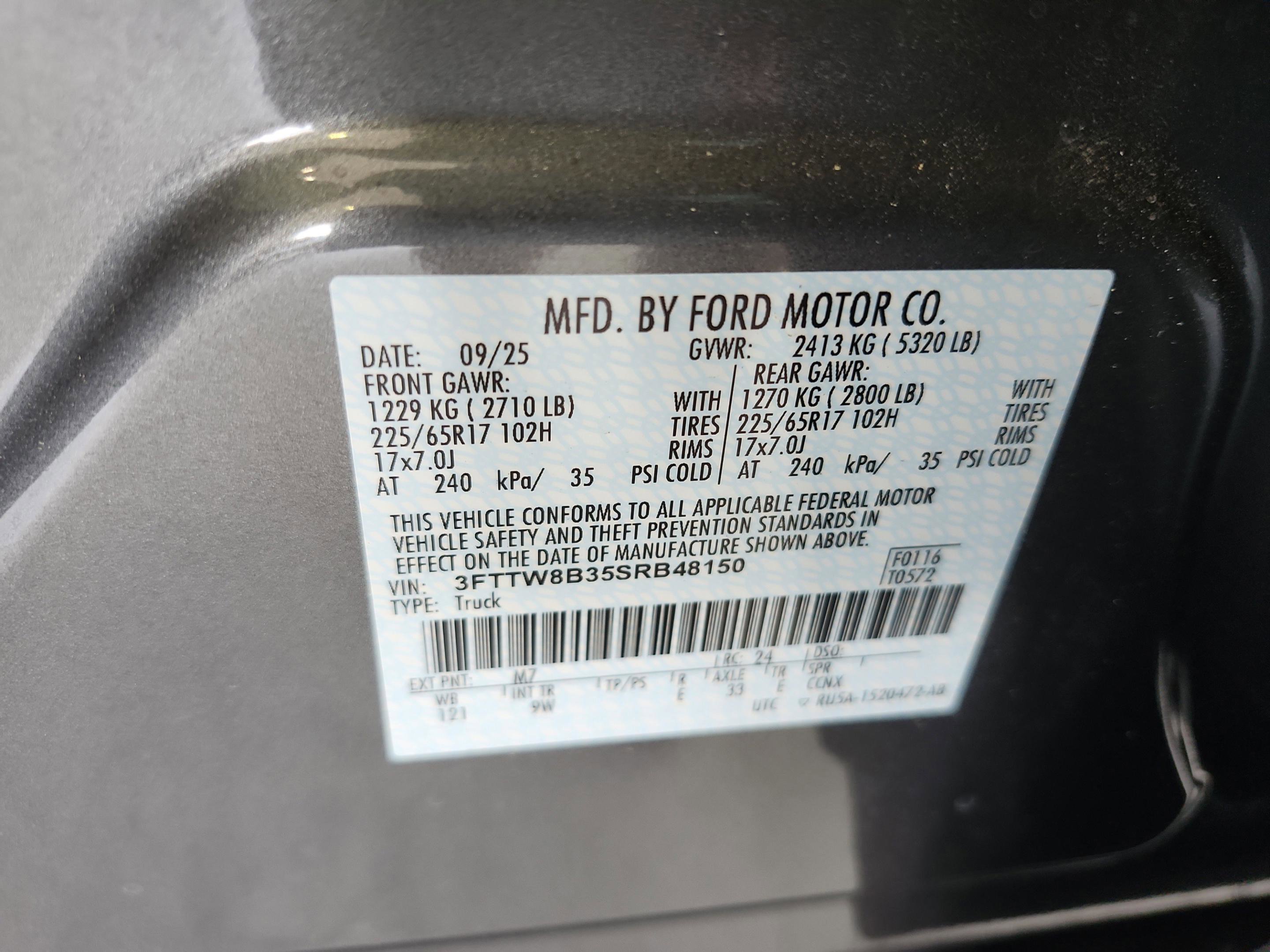 New 2025 Ford Maverick XL w/ Equipment Group 101A AWD/4WD image 26