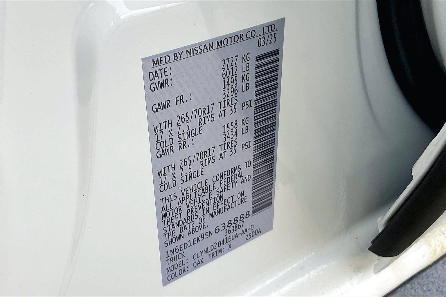 New 2025 Nissan Frontier PRO-4X image 12