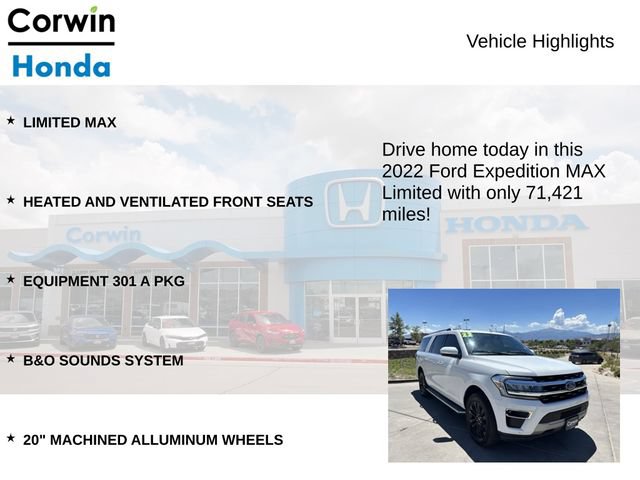 Used 2022 Ford Expedition Max Limited AWD/4WD image 6