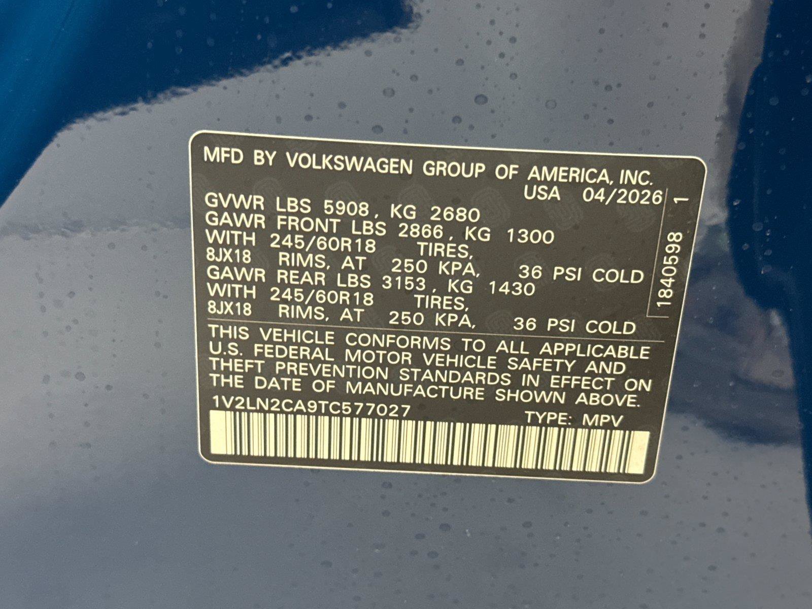 New 2026 Volkswagen Atlas SE AWD/4WD image 27