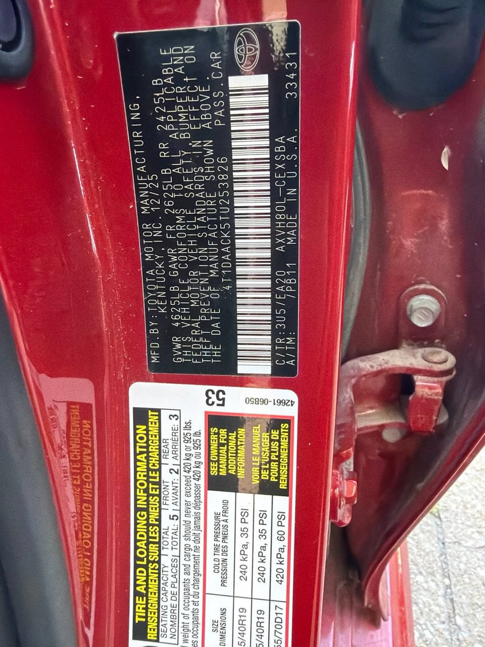 Used 2026 Toyota Camry SE w/ Multimedia Upgrade Package FWD image 10